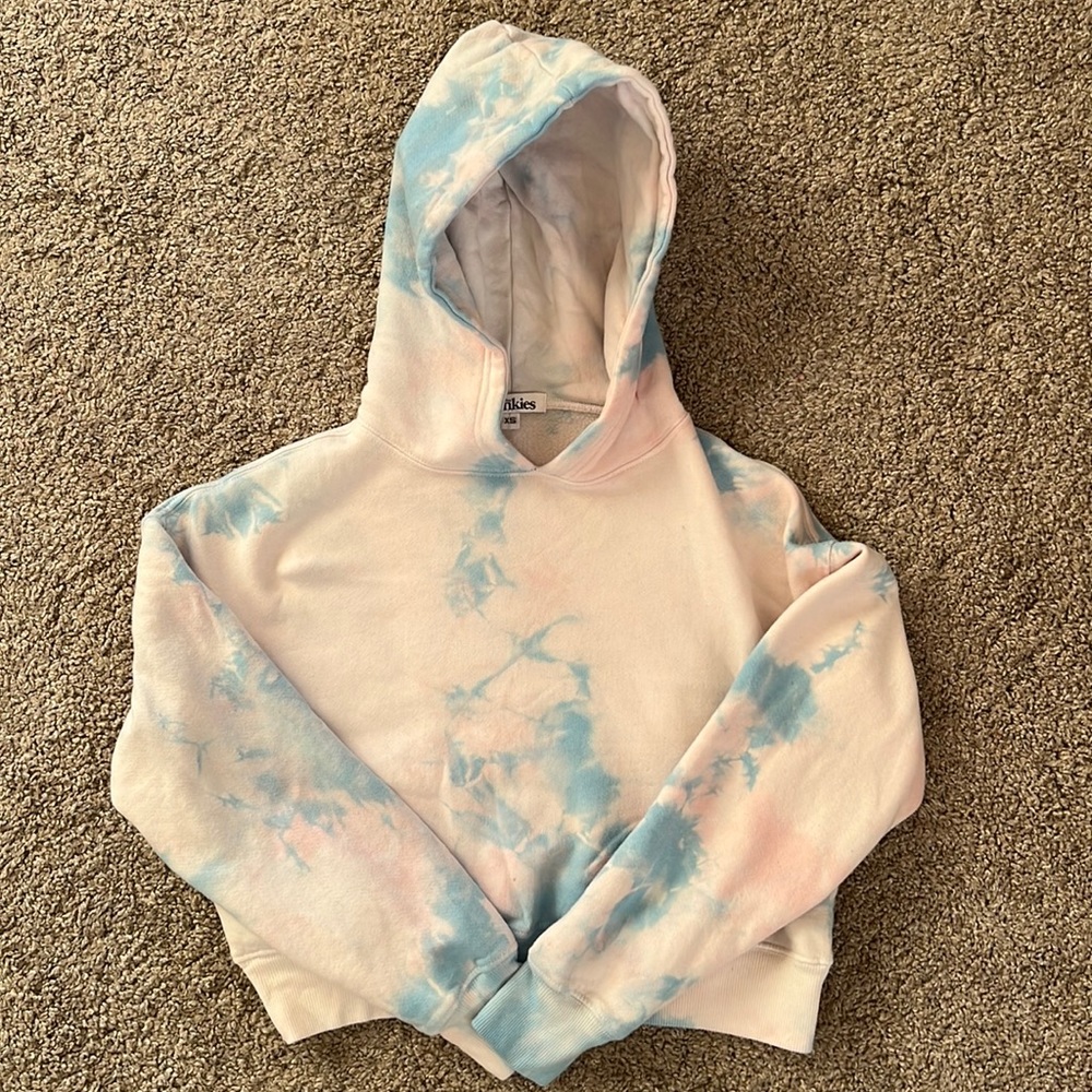 Frankies Bikinis tie dye hoodie